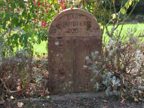 Greenwich Meridian Marker; England; West Sussex; East Grinstead